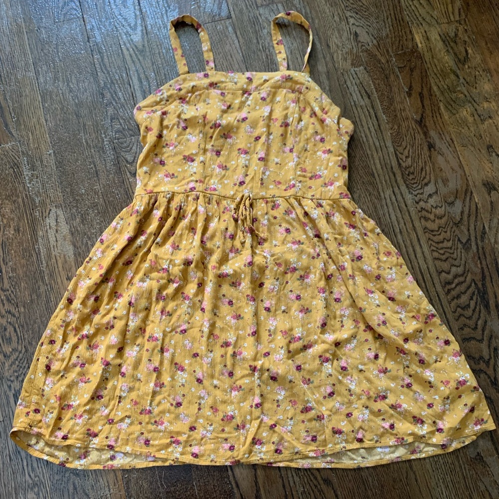 Mustard yellow dress